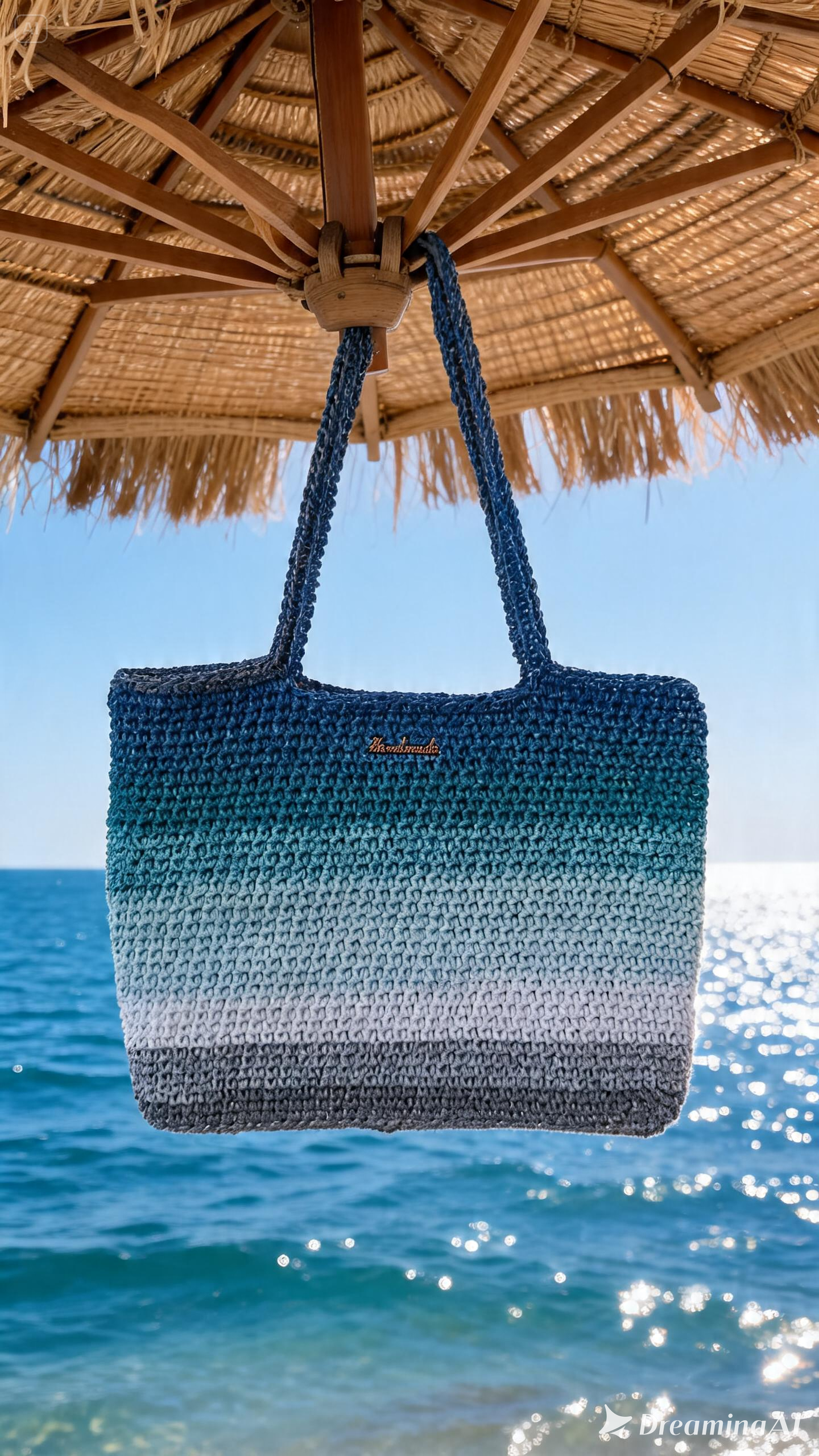Sea Bag - Beach bag in Lurex cord